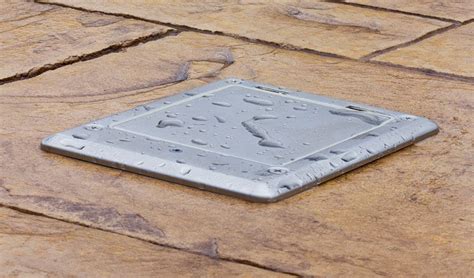 outdoor electrical floor box|floor mounted electrical outlet boxes.